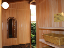 リニューアル後の露天風呂(更衣室)